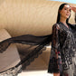 3 Piece Unstitched Embroidered Net Suit