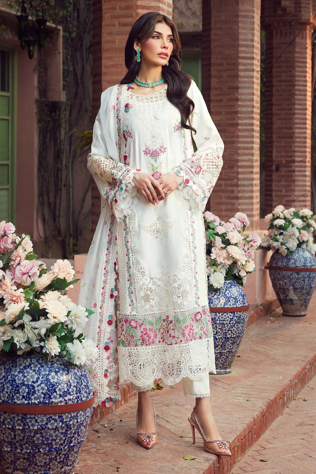 4422-ZAHRA EMBROIDERED LAWN UNSTITCHED