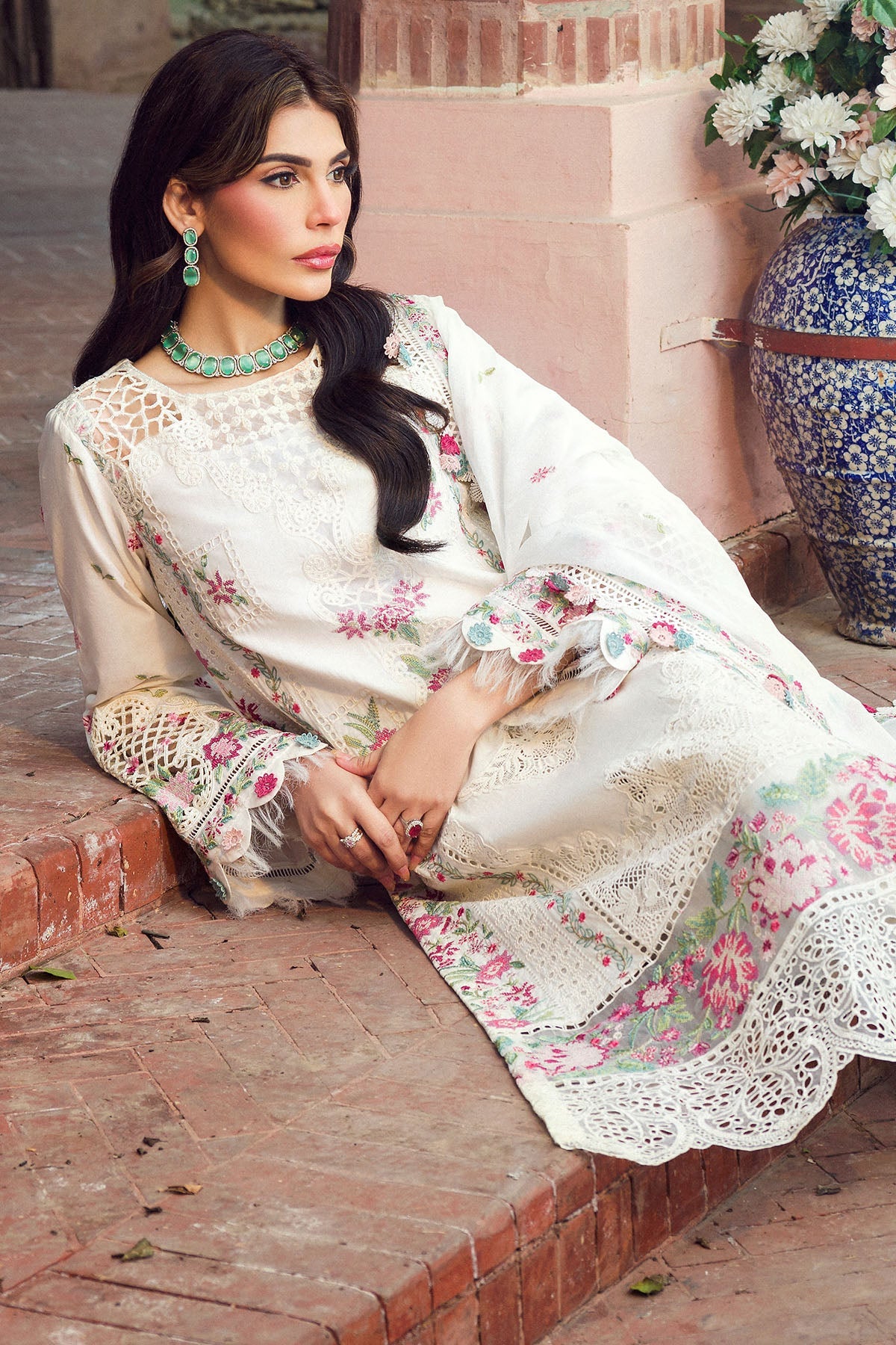 4422-ZAHRA EMBROIDERED LAWN UNSTITCHED