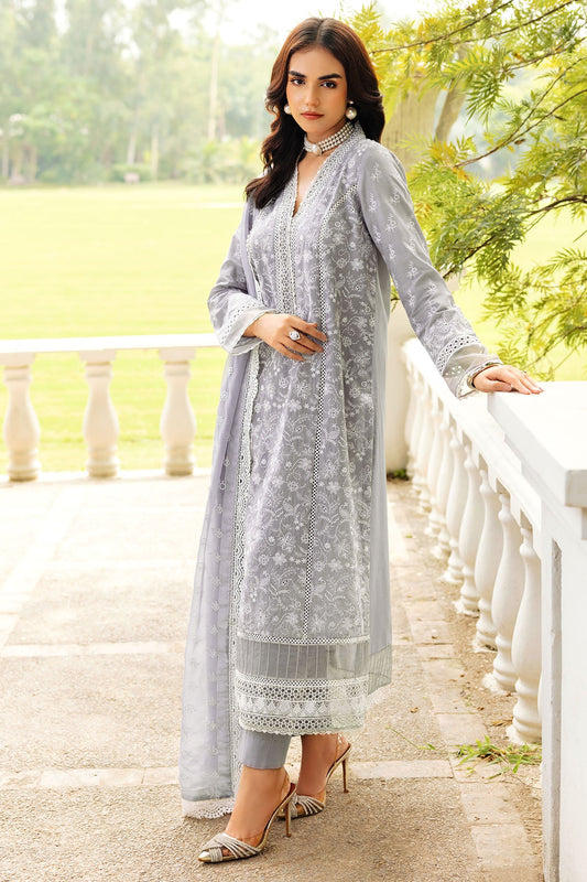 4837-MEHTAB EMBROIDERED LAWN UNSTITCHED