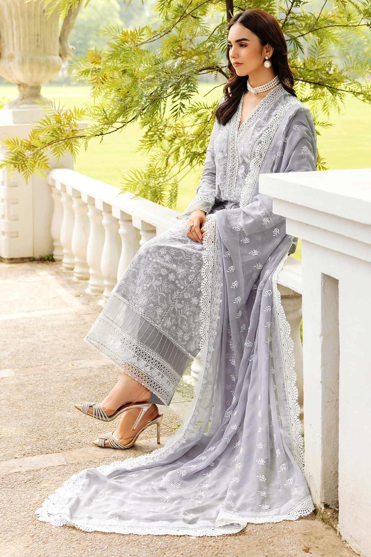 4837-MEHTAB EMBROIDERED LAWN UNSTITCHED