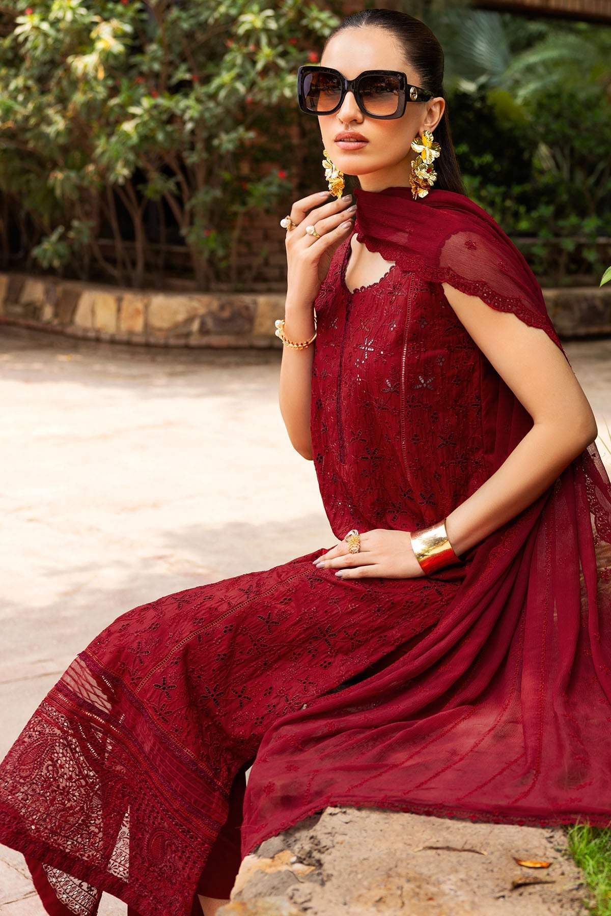 4839-PERWASHA EMBROIDERED LAWN UNSTITCHED