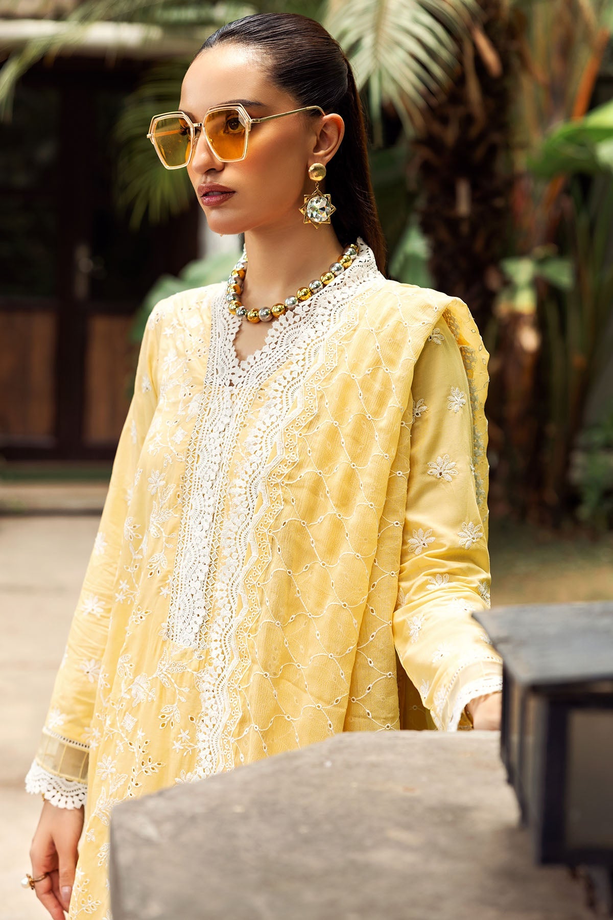 4840-NIMAL EMBROIDERED LAWN UNSTITCHED