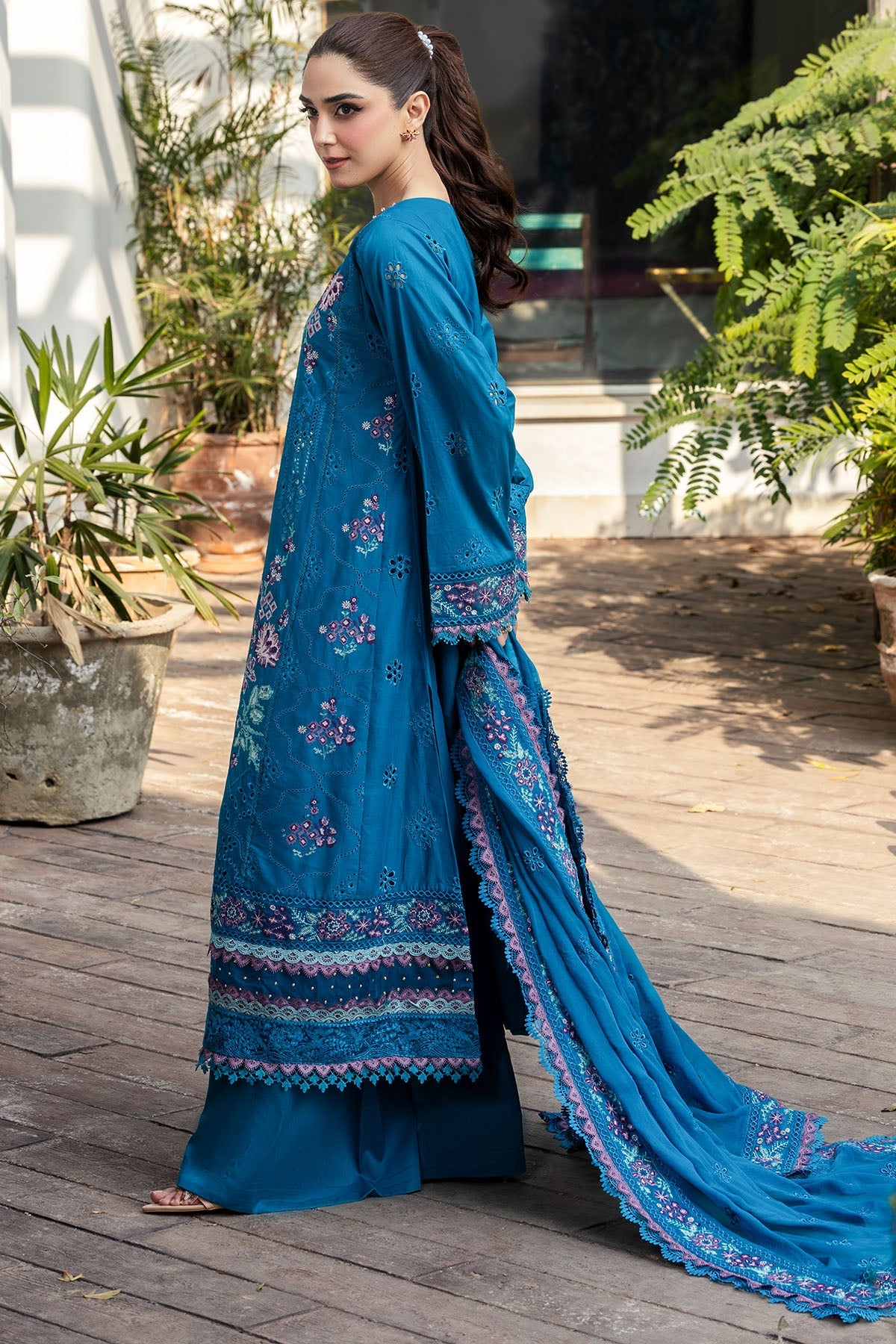 5310-MARGO EMBROIDERED LAWN UNSTITCHED