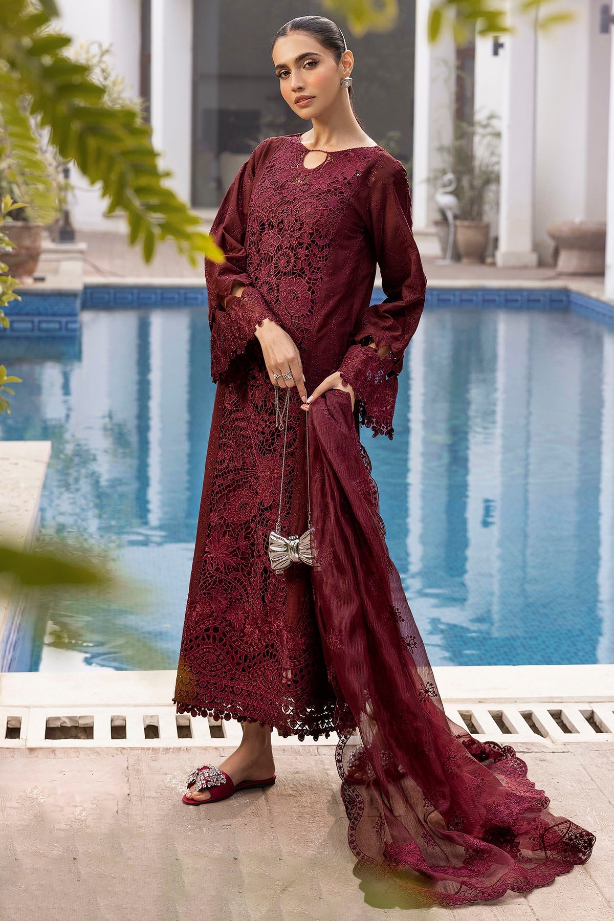 5313-SABINE EMBROIDERED LAWN UNSTITCHED