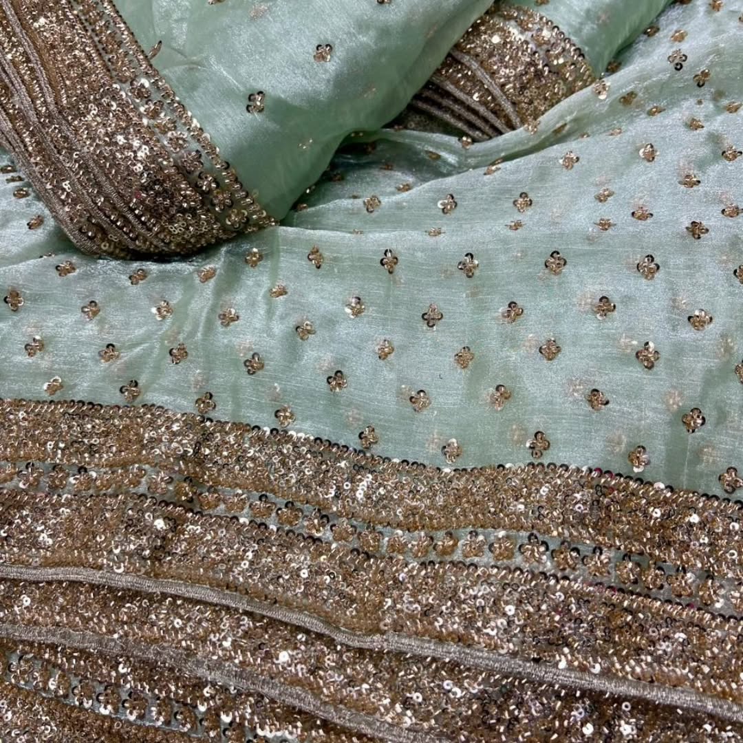 Ice Blue-Sheesha Silk