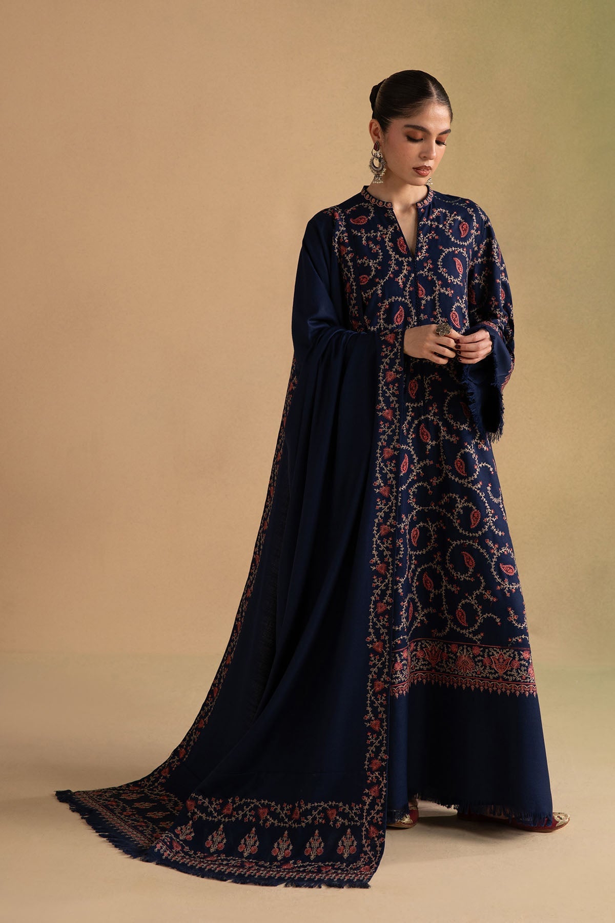 Samaaq - 3 Piece Karandi RTW