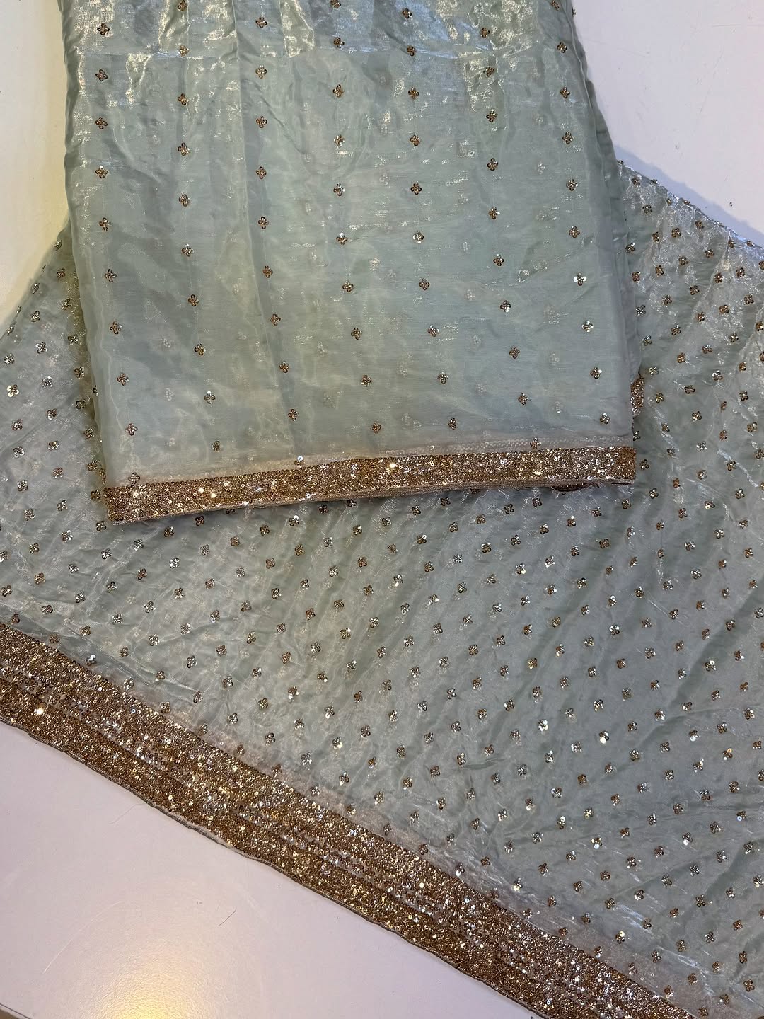 Ice Blue-Sheesha Silk