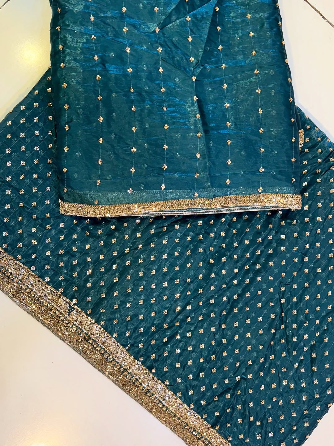 Turqouise Green-Sheesha Silk