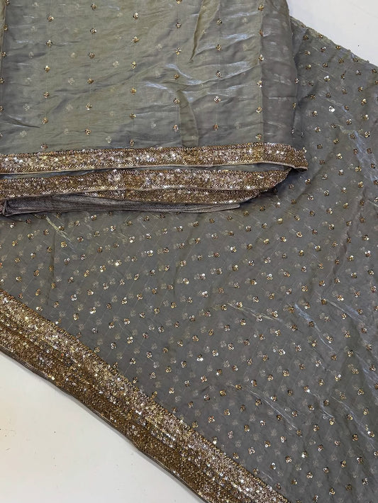 Silver Grey-Sheesha Silk