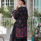 Floral Garden Black Karandi