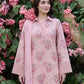 Baby Pink Rose Embroidered Karandi