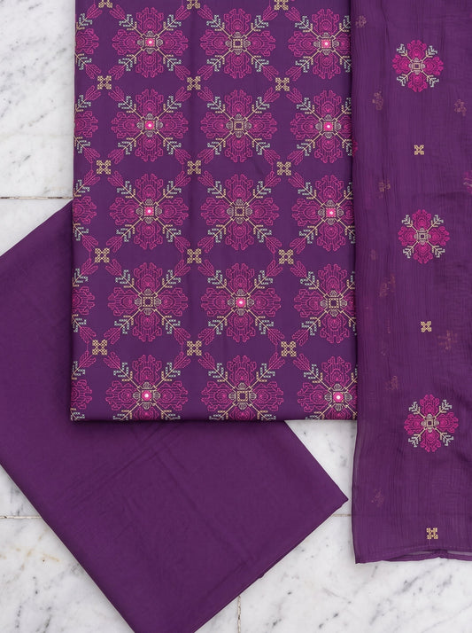 Purple Mosaic Karandi