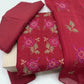 Maroon Cross Stitch Karandi