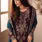3-PC Unstitched Embroidered  Luxury Chiffon  DJW6-01