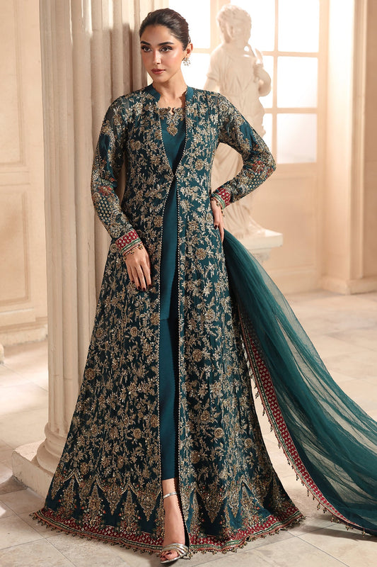 3-PC Unstitched Embroidered  Luxury Chiffon  DJW6-05