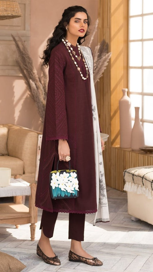 AUTUMN BERRY- Winter Casual Pret '20 by Suffuse - Heer Rang