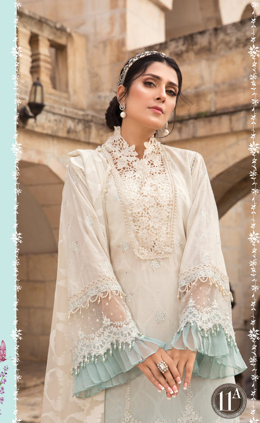 Unstitched Lawn D-2111-A - Heer Rang