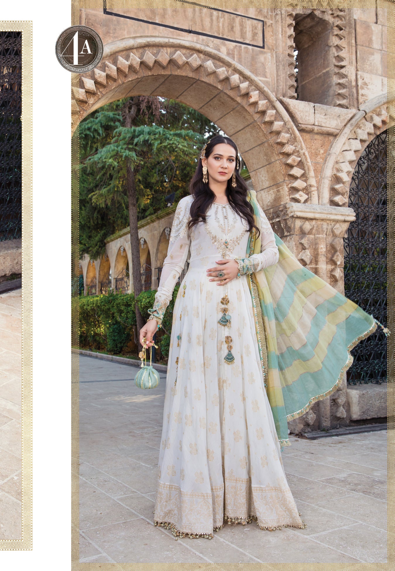 Unstitched Lawn D-2104-A - Heer Rang