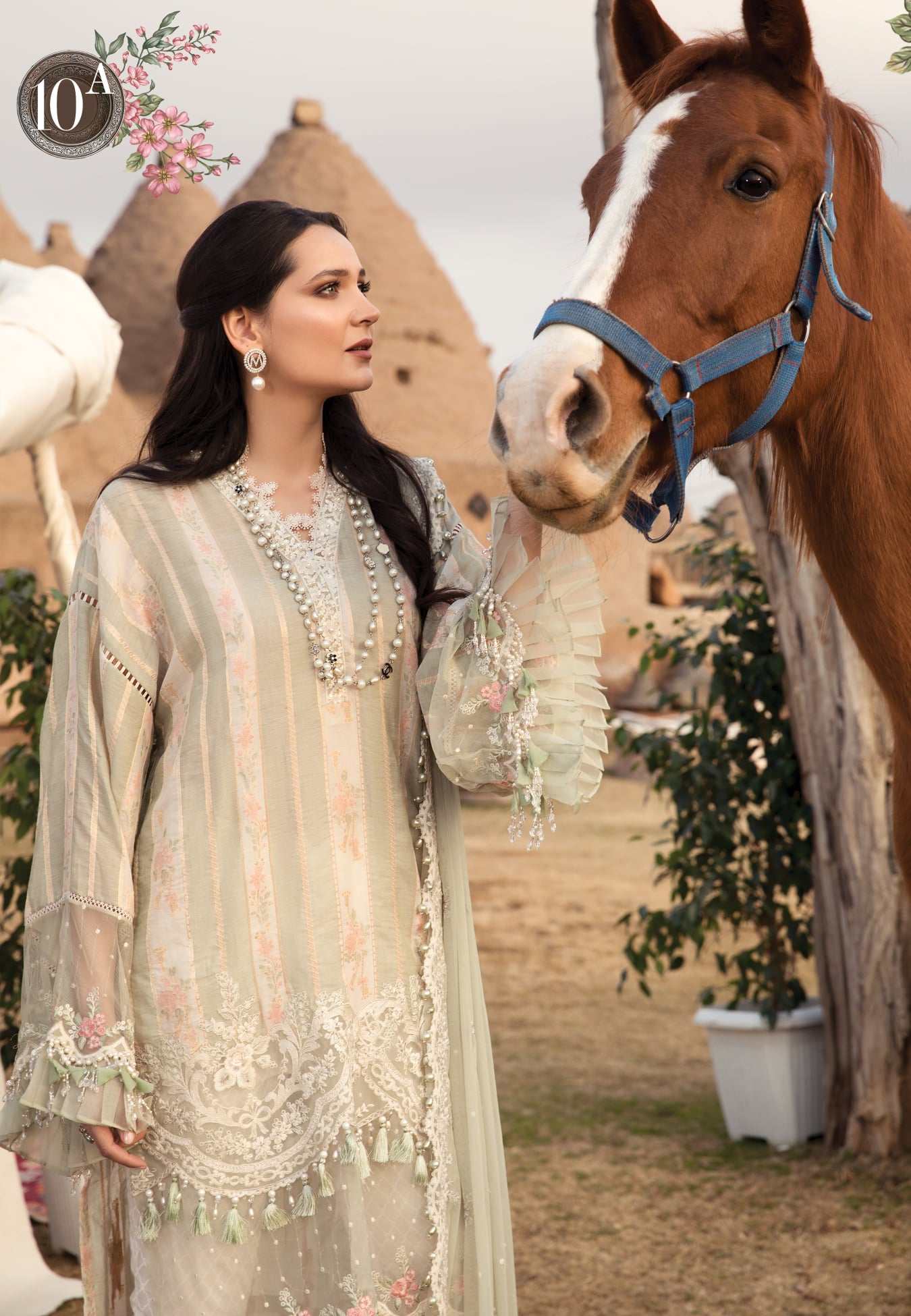 Unstitched Lawn D-2110-A - Heer Rang