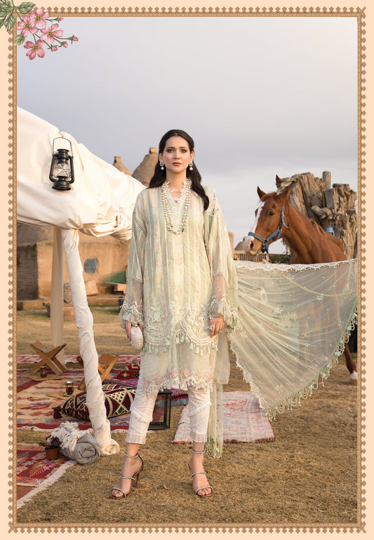 Unstitched Lawn D-2110-A - Heer Rang