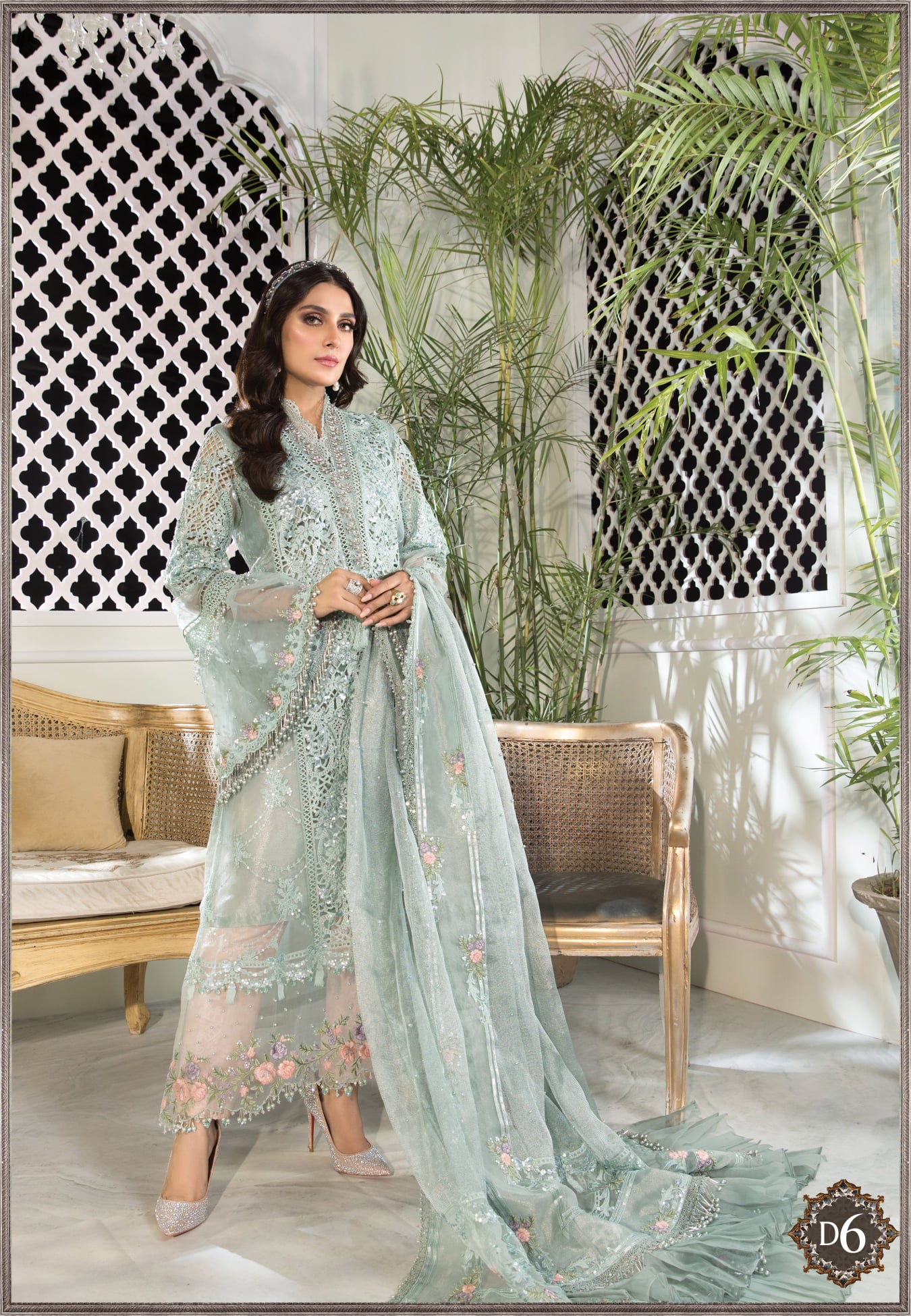 Design D6- Mbroidered Unstitched Heritage Edition’21 - Heer Rang