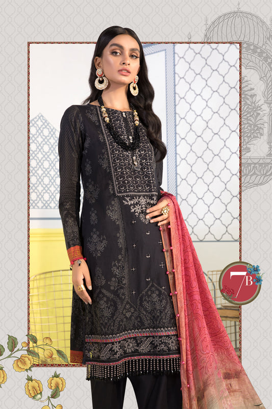 Mprints Unstitched Design 7B - Heer Rang
