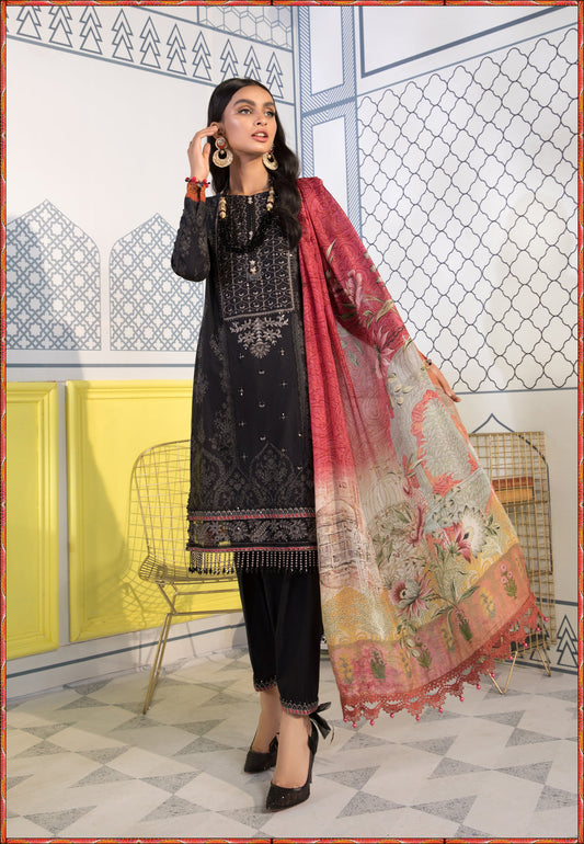 Mprints Unstitched Design 7B - Heer Rang