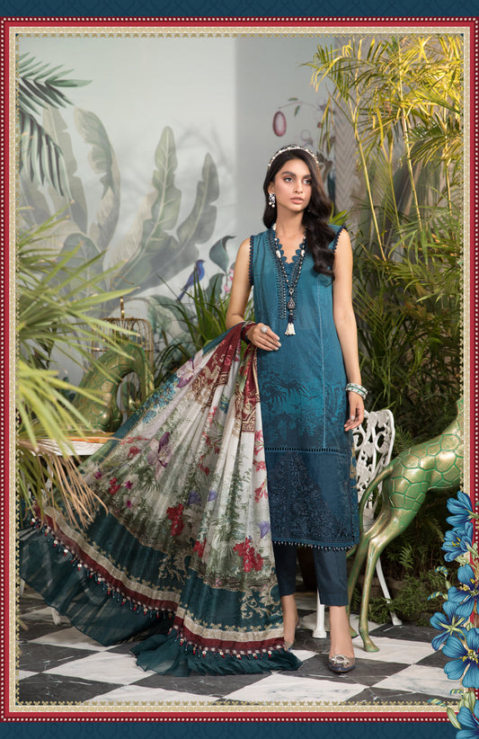 Mprints Unstitched Design 10B - Heer Rang