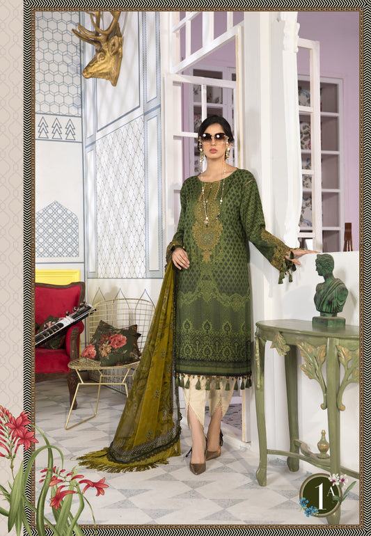 Mprints Unstitched Design 1B - Heer Rang