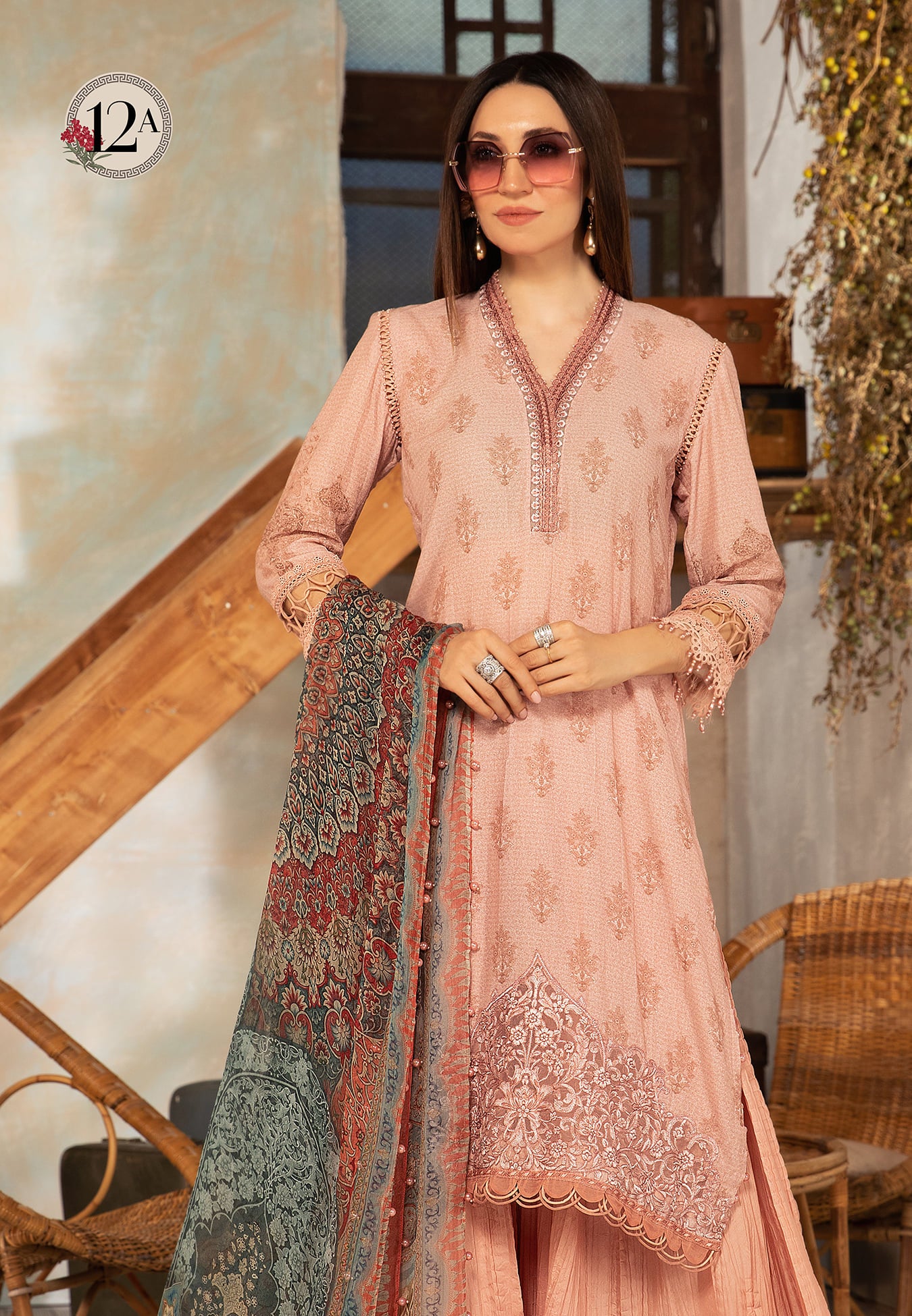 M.Prints MPT-1212-A - Heer Rang