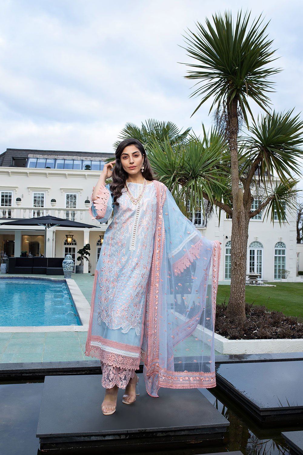 DESIGN 12A LUXURY LAWN 2021 UNSTITCHED - Heer Rang